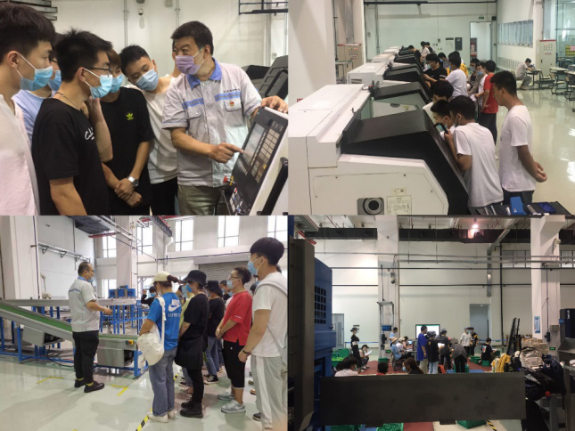 機械系在天津市職業技能公共培訓中心實習記實